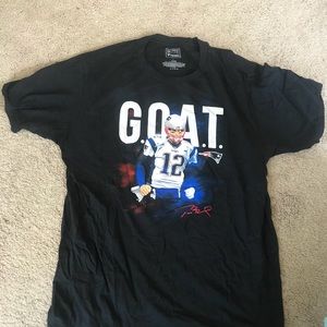 NFL Pro Line Tom Brady tb12 GOAT t shirt Large